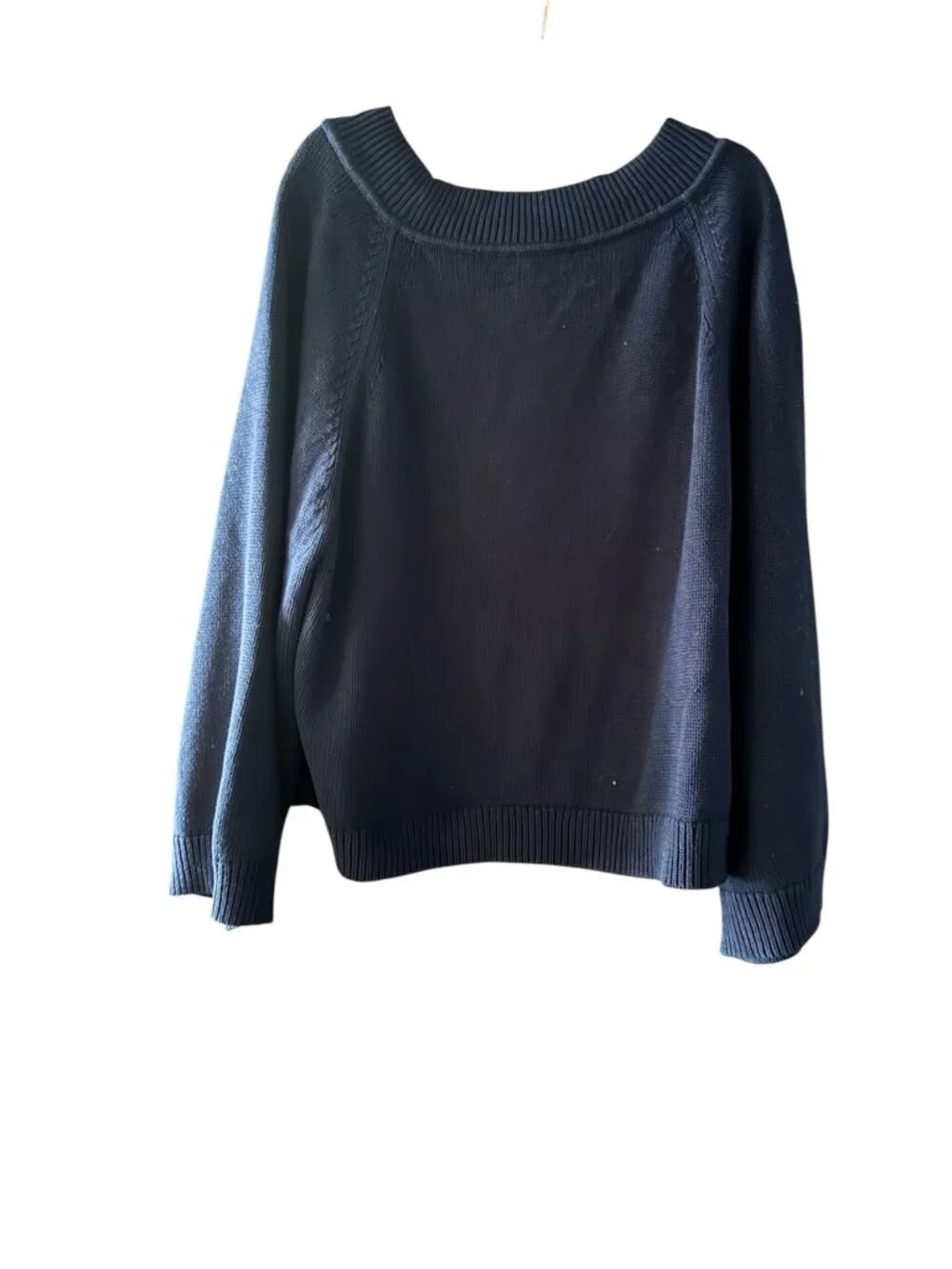 J.Crew Navy Knit Sweater — Size XL — NWT